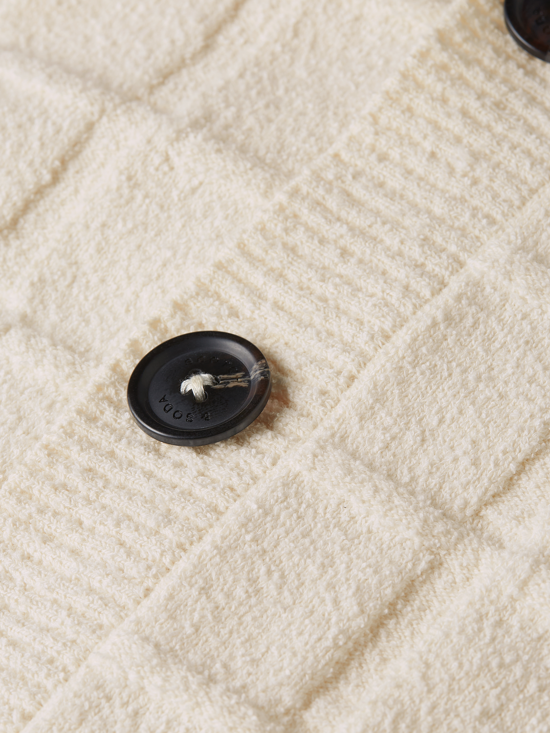 Structured boucle cardigan