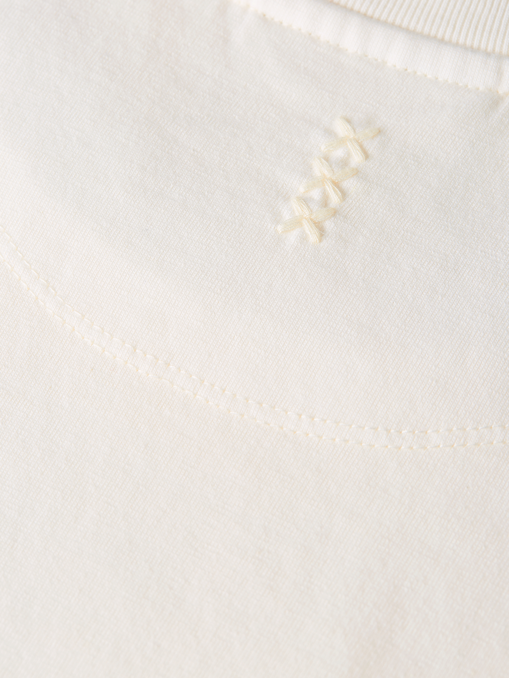 3 crosses garmentdyed relaxed fit T-shirt