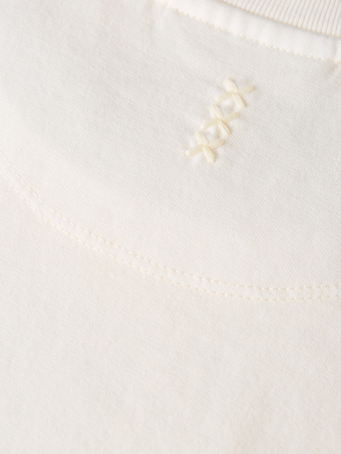 3 crosses garmentdyed relaxed fit T-shirt