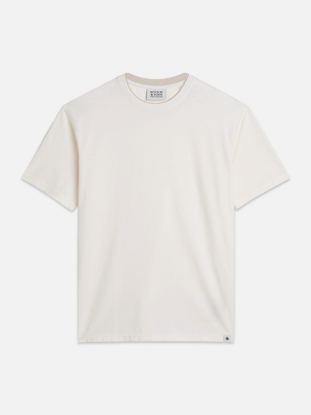 3 crosses garmentdyed relaxed fit T-shirt