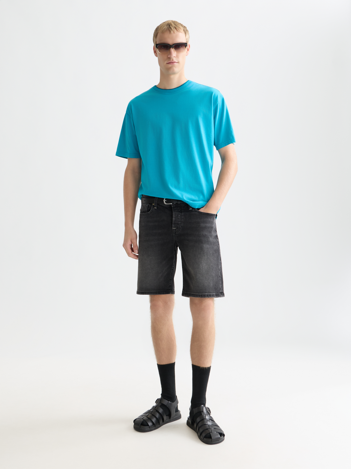 3 crosses garmentdyed relaxedfit Tshirt