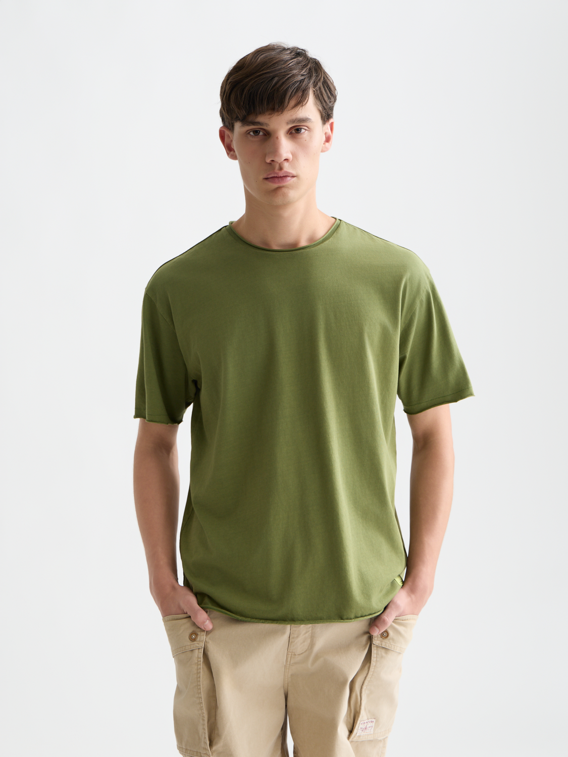 Seasonal Essentials Raw Edge Relaxed T-shirt