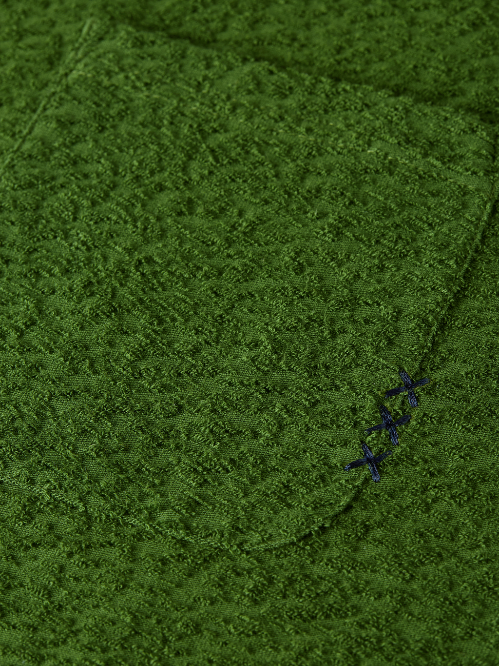 Jacquard towelling relaxed T-shirt