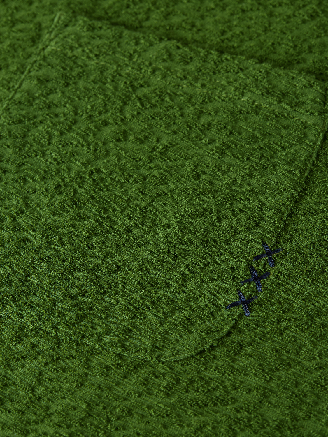 Jacquard towelling relaxed T-shirt