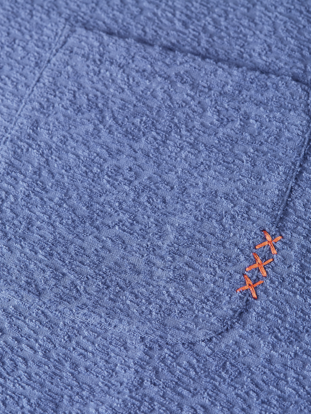 Jacquard towelling relaxed T-shirt