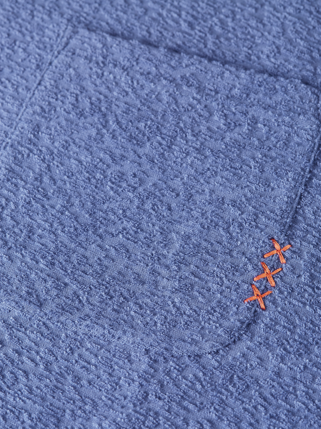 Jacquard towelling relaxed T-shirt