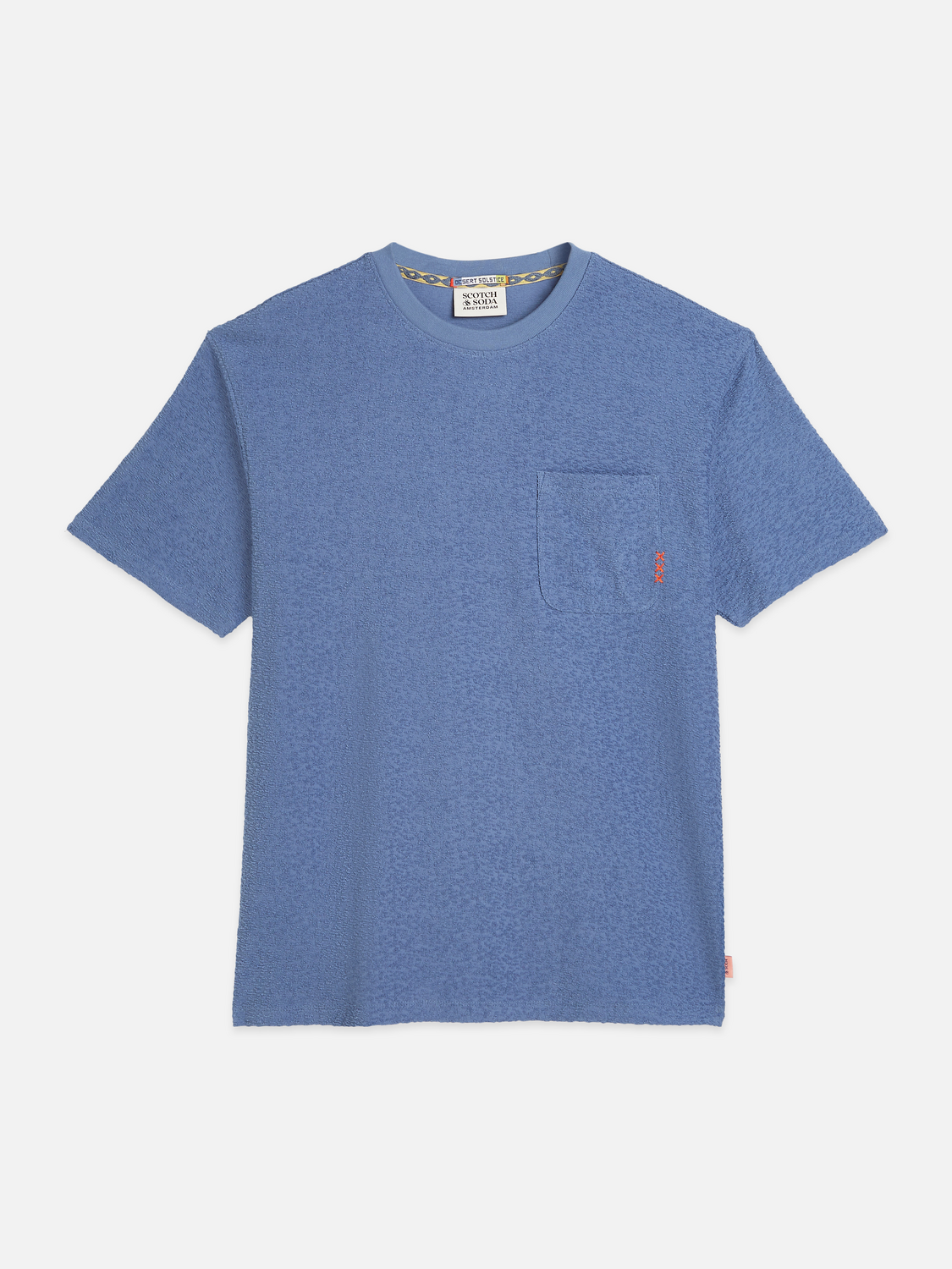Jacquard towelling relaxed T-shirt