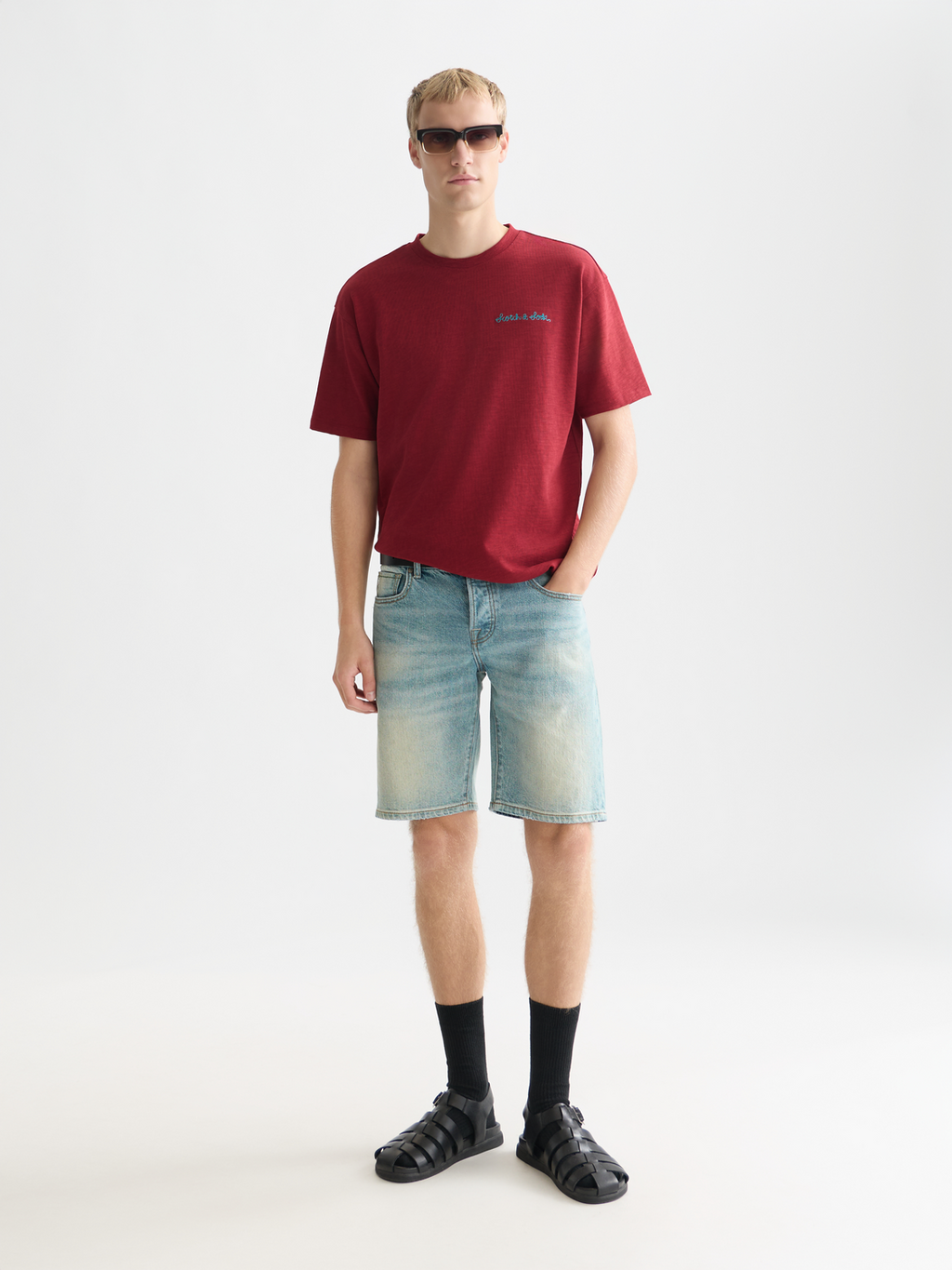 Pocket artwork relaxed T-shirt