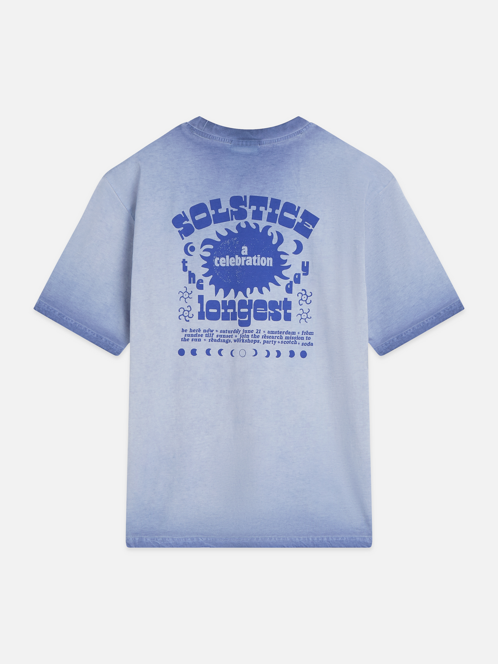 artwork loose dyed T-shirt