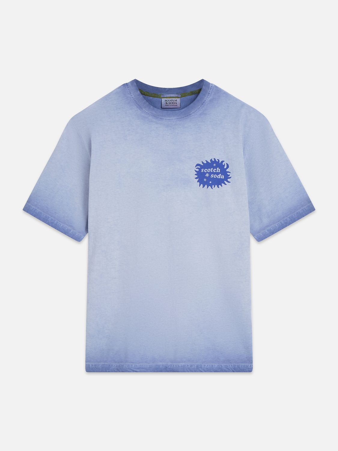 artwork loose dyed T-shirt