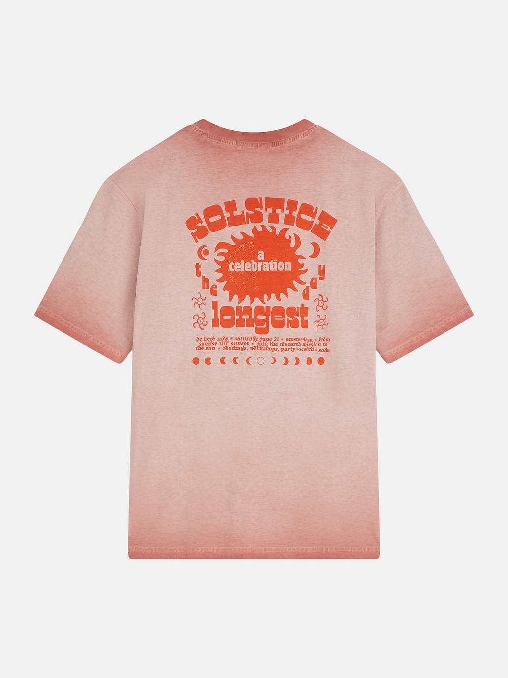 artwork loose dyed T-shirt