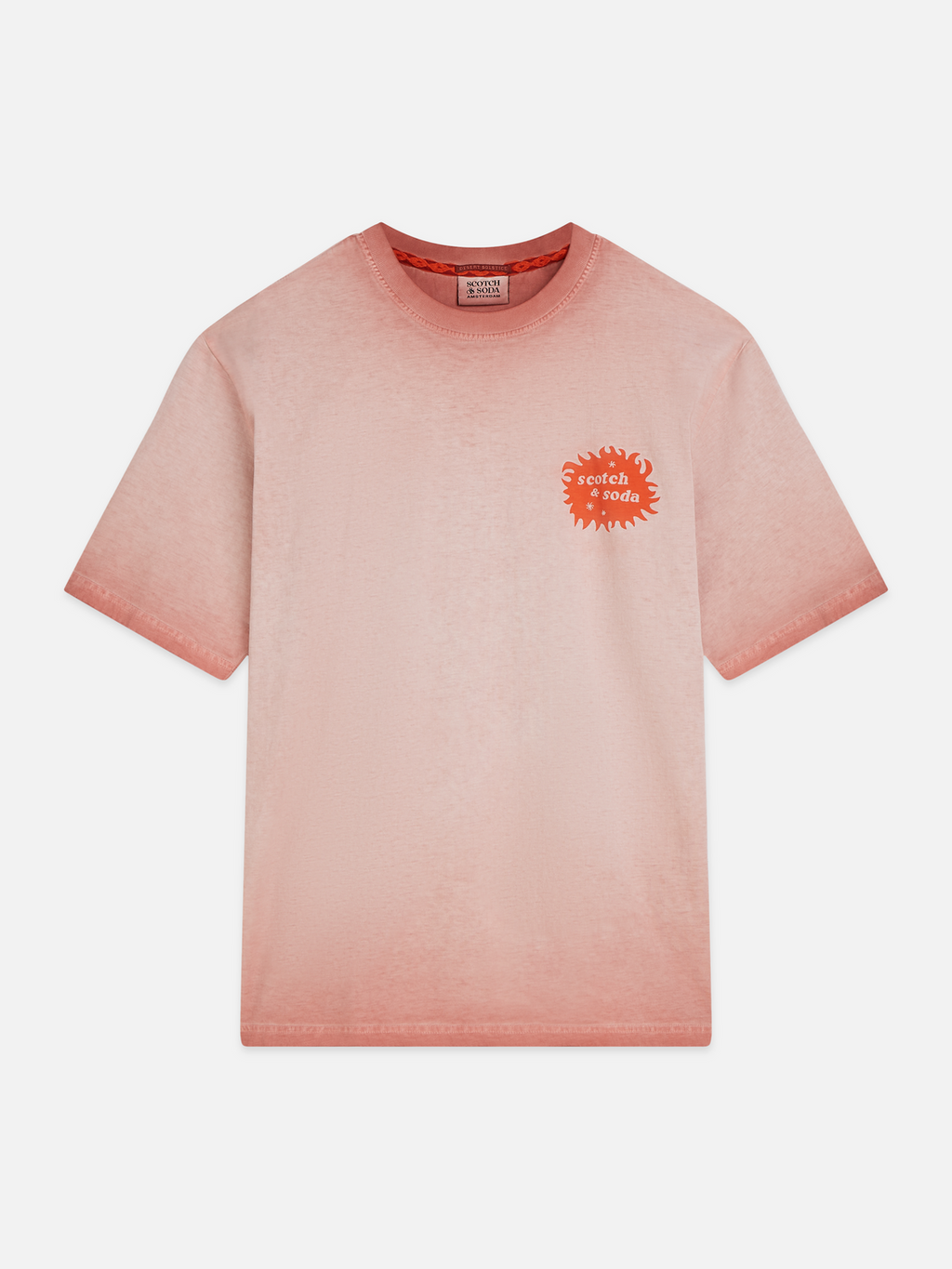 artwork loose dyed T-shirt