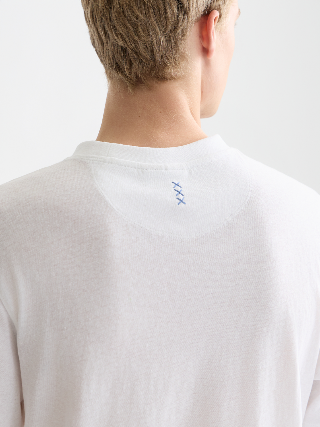 3 crosses cottonlinen regularfit Tshirt