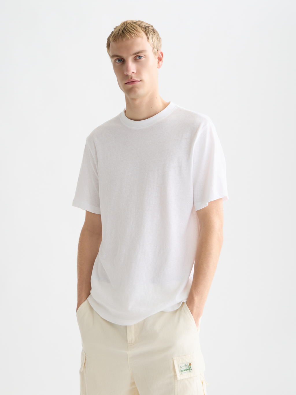 3 crosses cottonlinen regularfit Tshirt