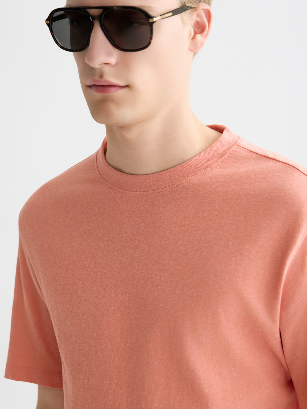 3 crosses cottonlinen regularfit Tshirt