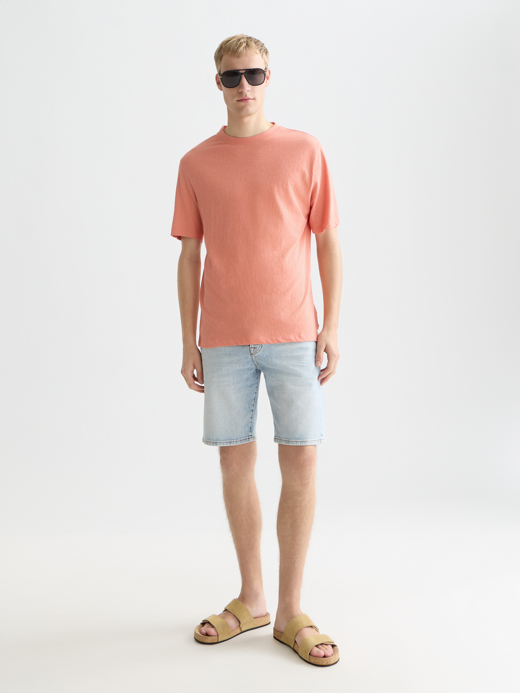 3 crosses cottonlinen regularfit Tshirt