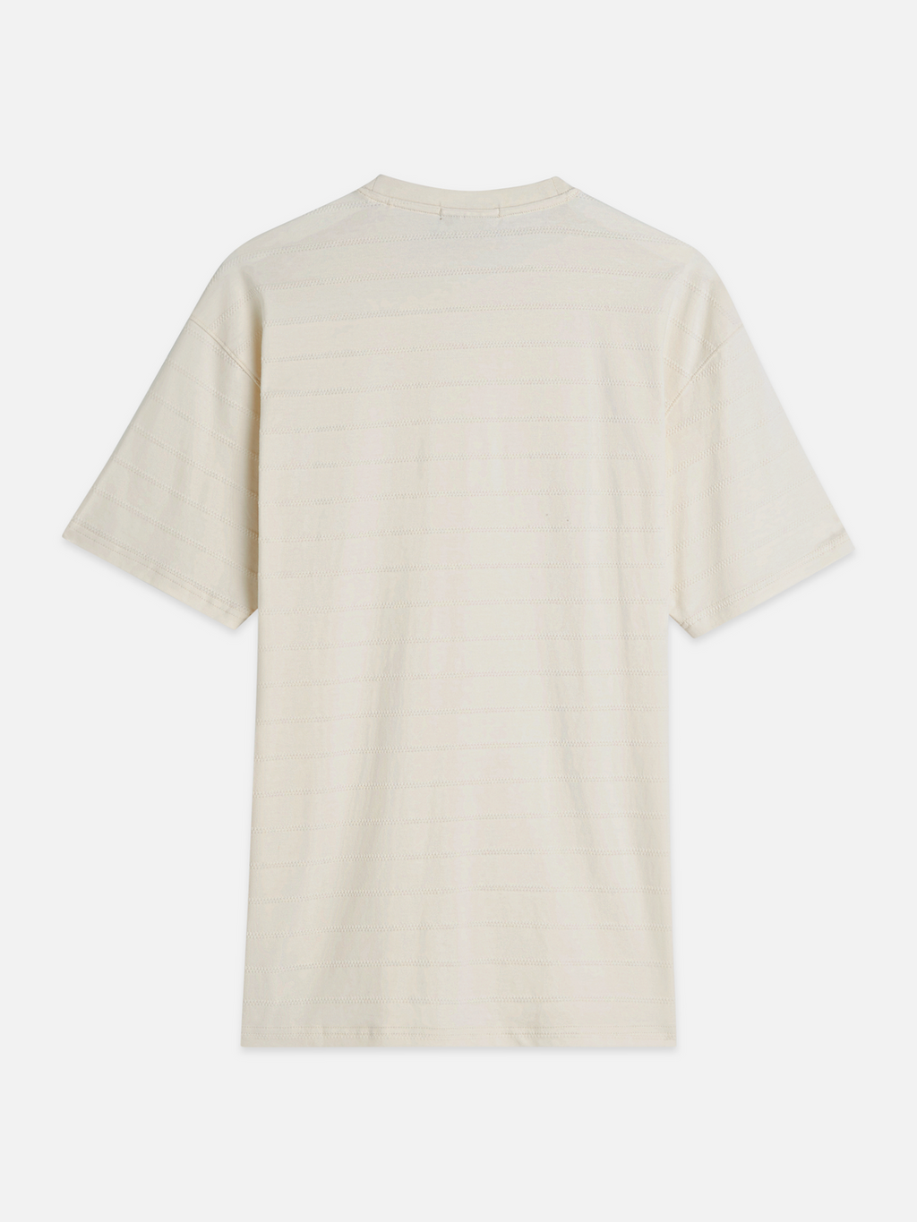 Structured jacquard relaxed-fit T-shirt