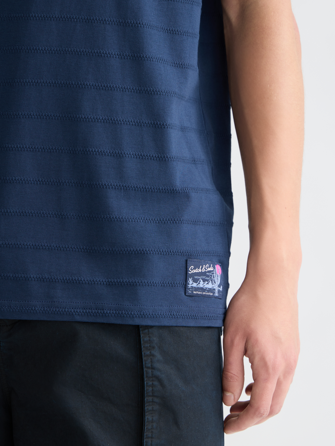 Jacquard relaxed T-shirt