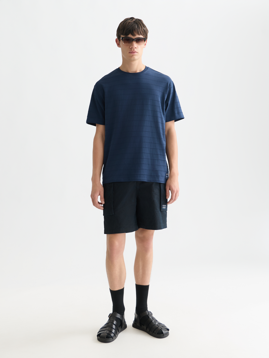 Jacquard relaxed T-shirt