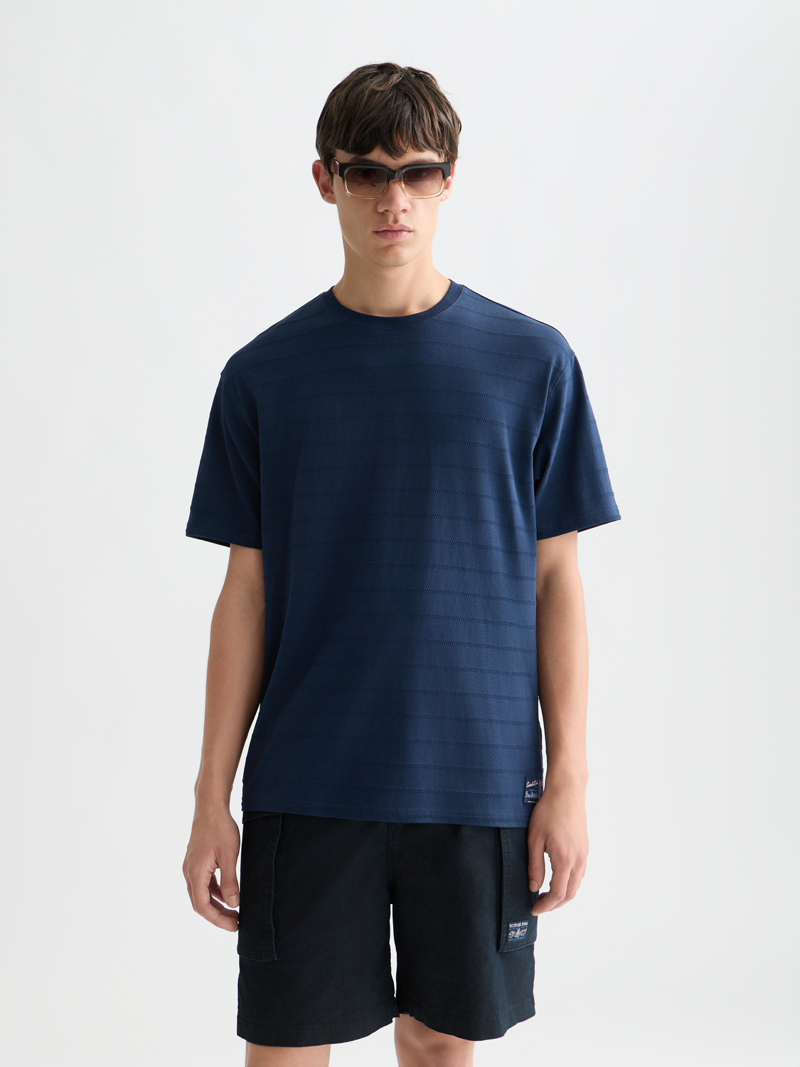 Jacquard relaxed T-shirt
