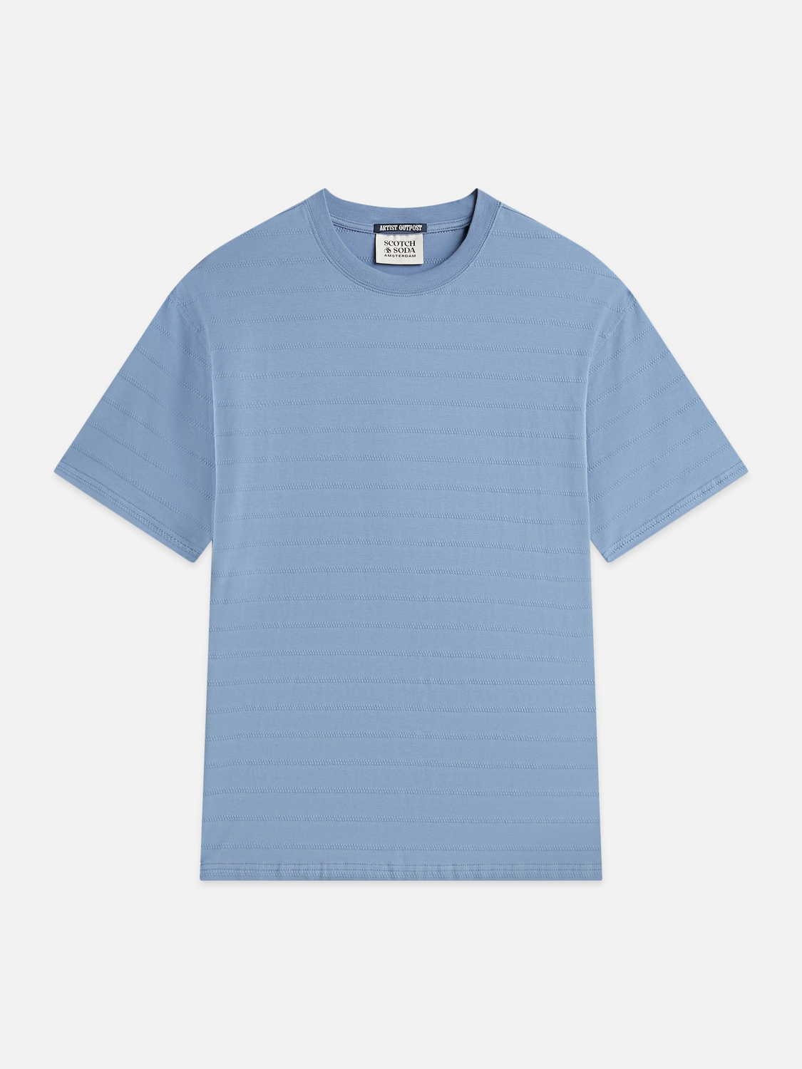 Structured jacquard relaxed-fit T-shirt