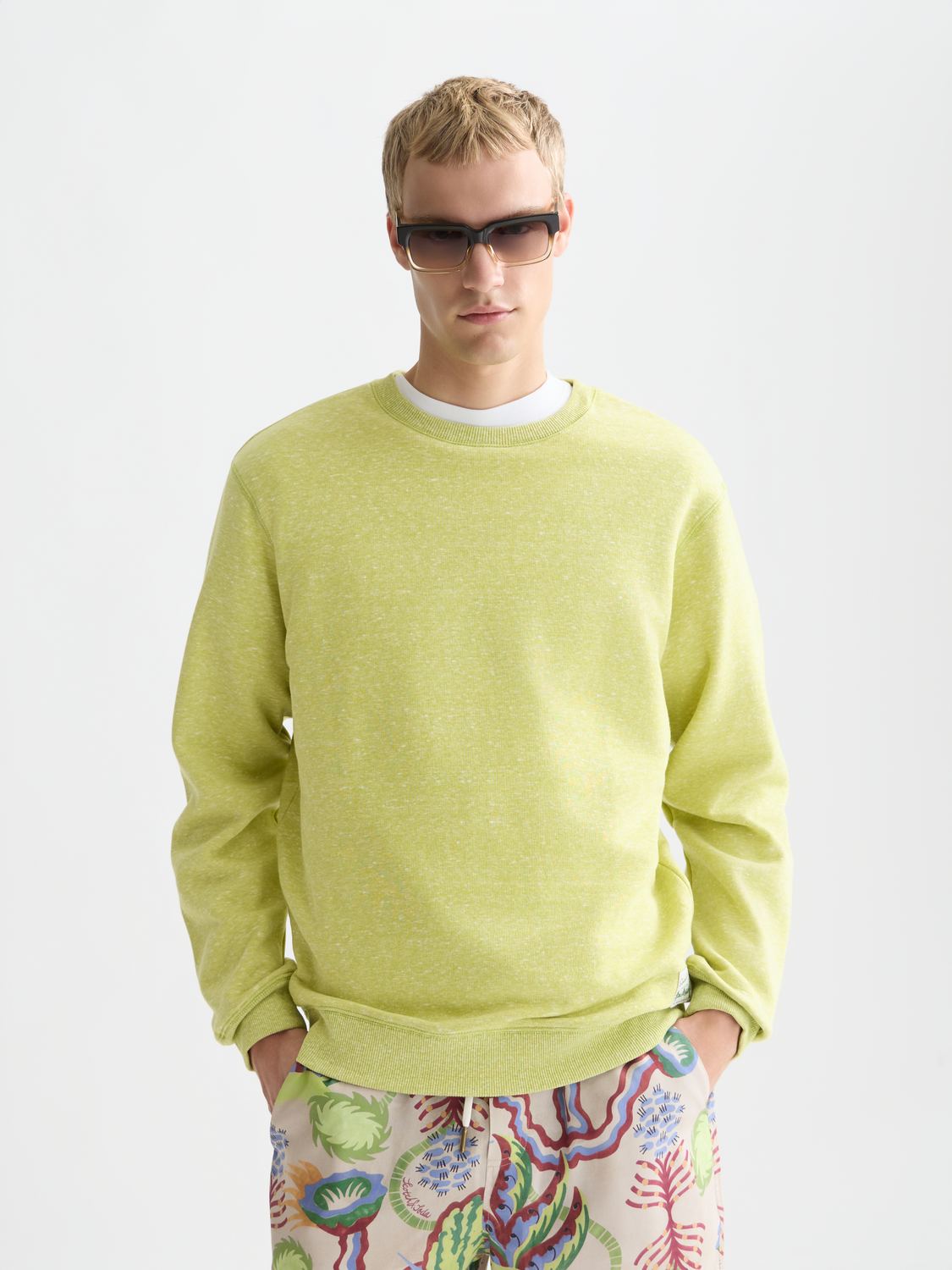 Melange regularfit sweatshirt