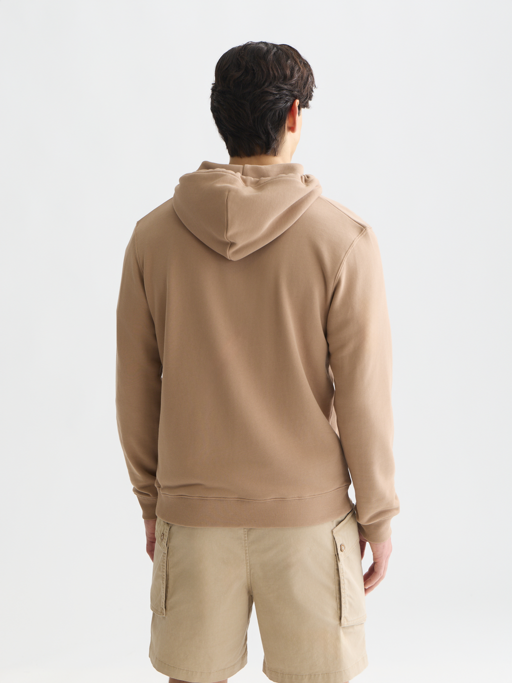 Logo badge regularfit zipthrough hoodie