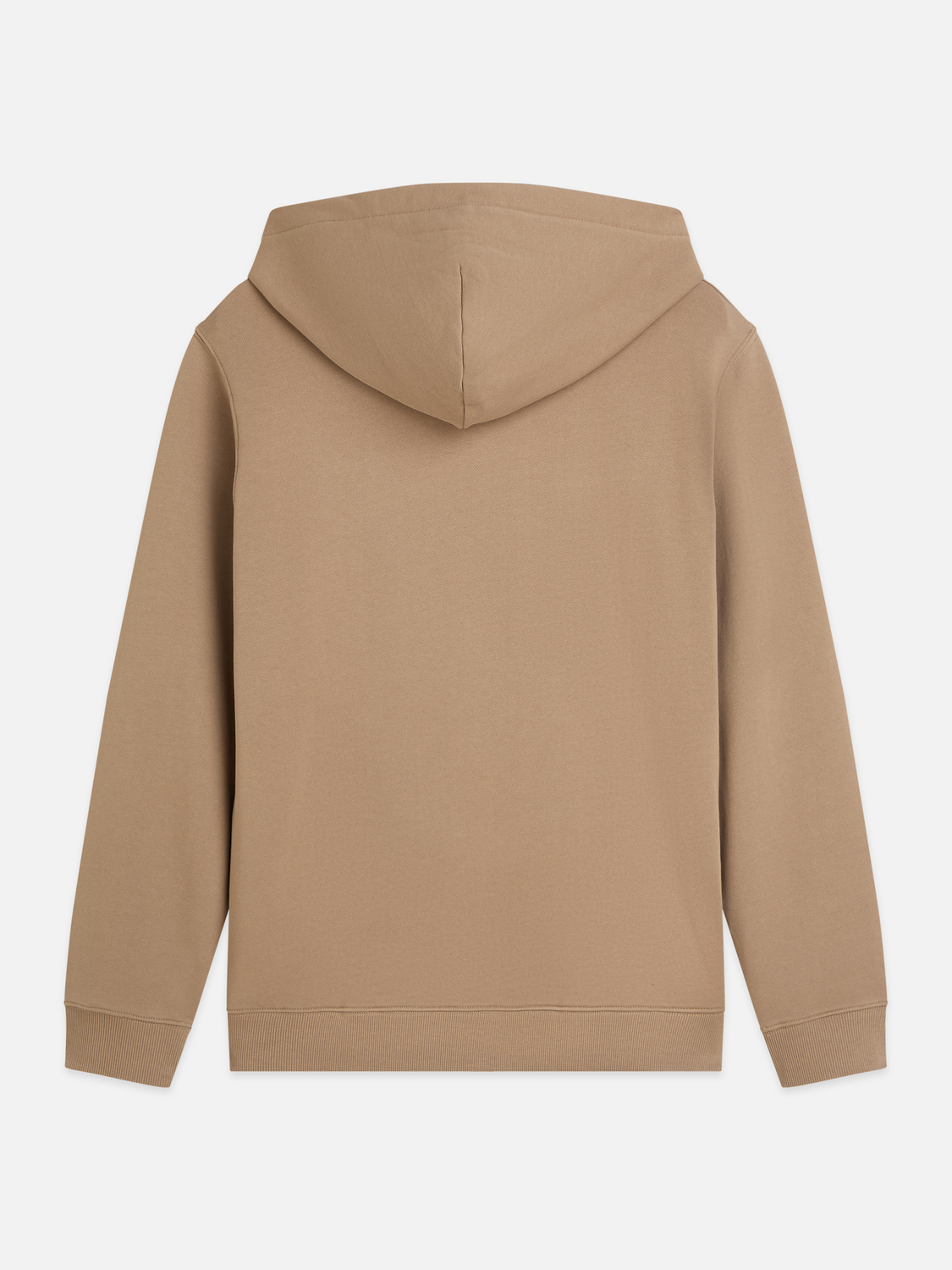 Logo badge regularfit zipthrough hoodie