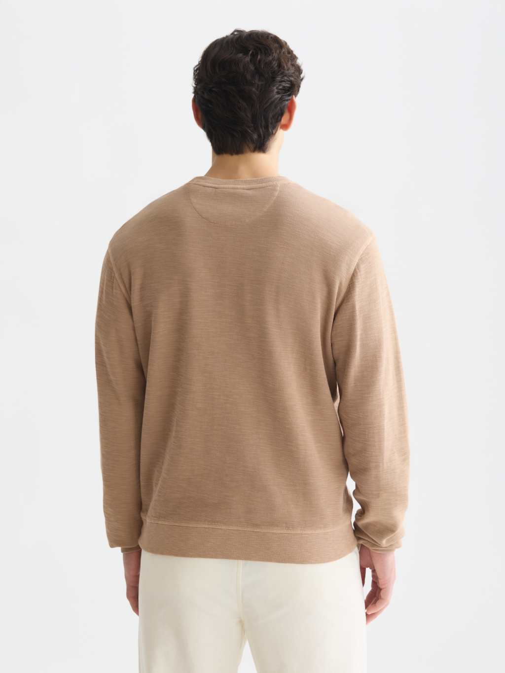 Garment-dyed sweatshirt