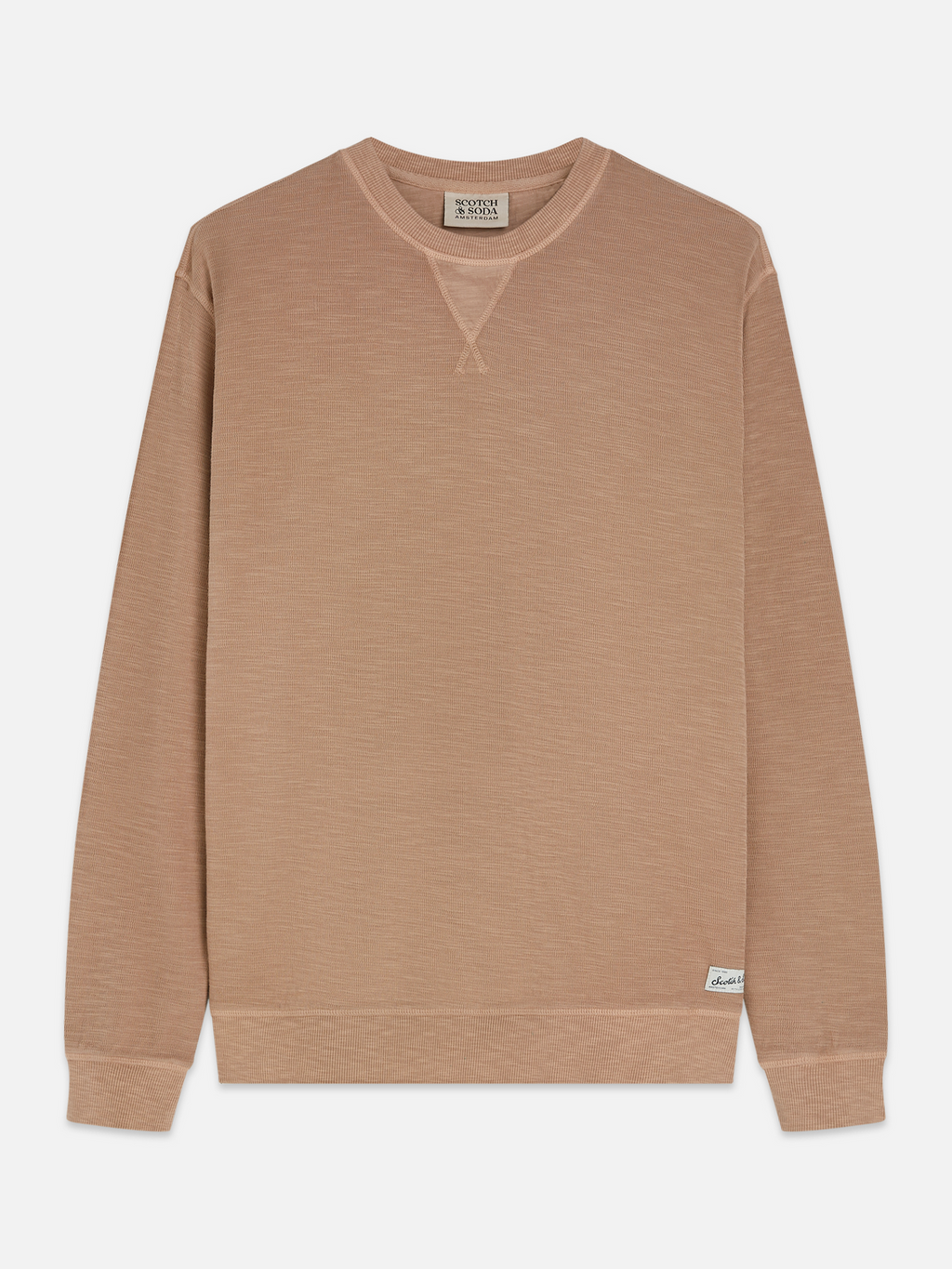 Garment-dyed sweatshirt
