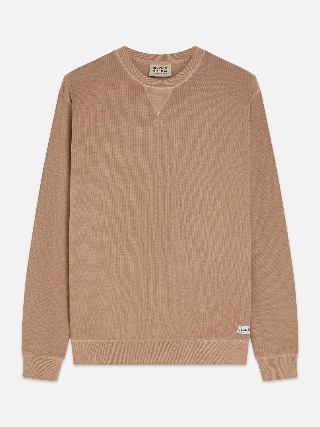 Garment-dyed sweatshirt