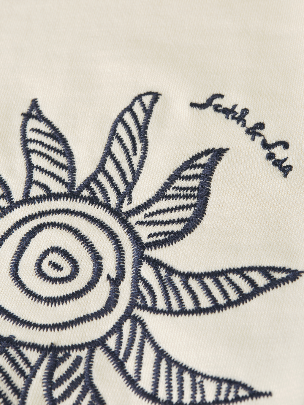 Embroidered relaxed sweatshirt