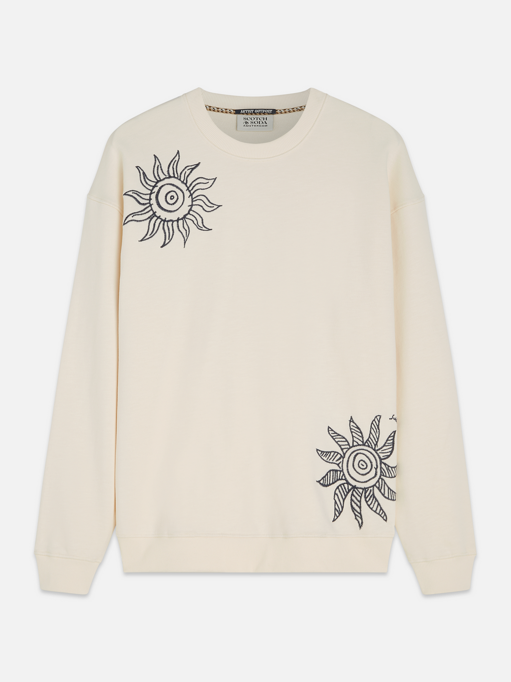 Embroidered relaxed sweatshirt