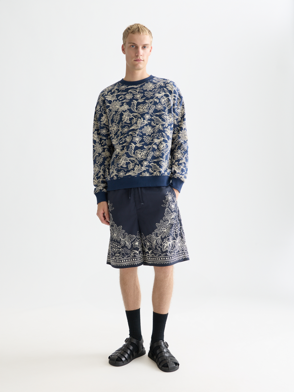 Printed relaxed sweatshirt