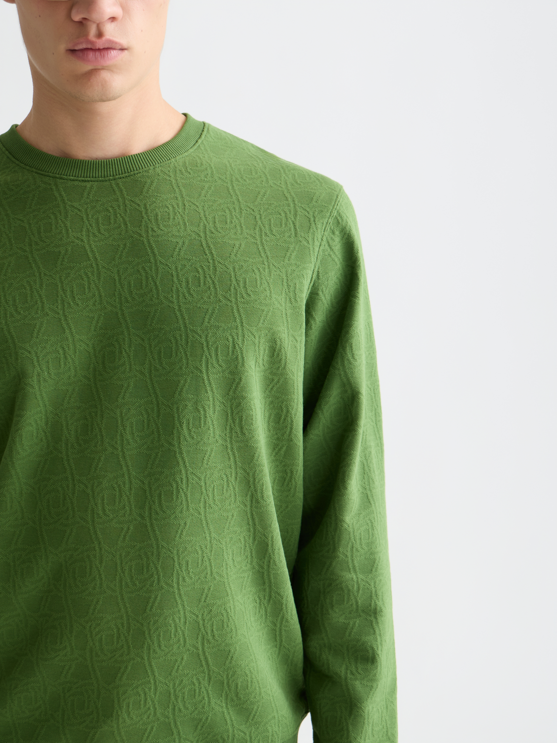 Jacquard sweatshirt