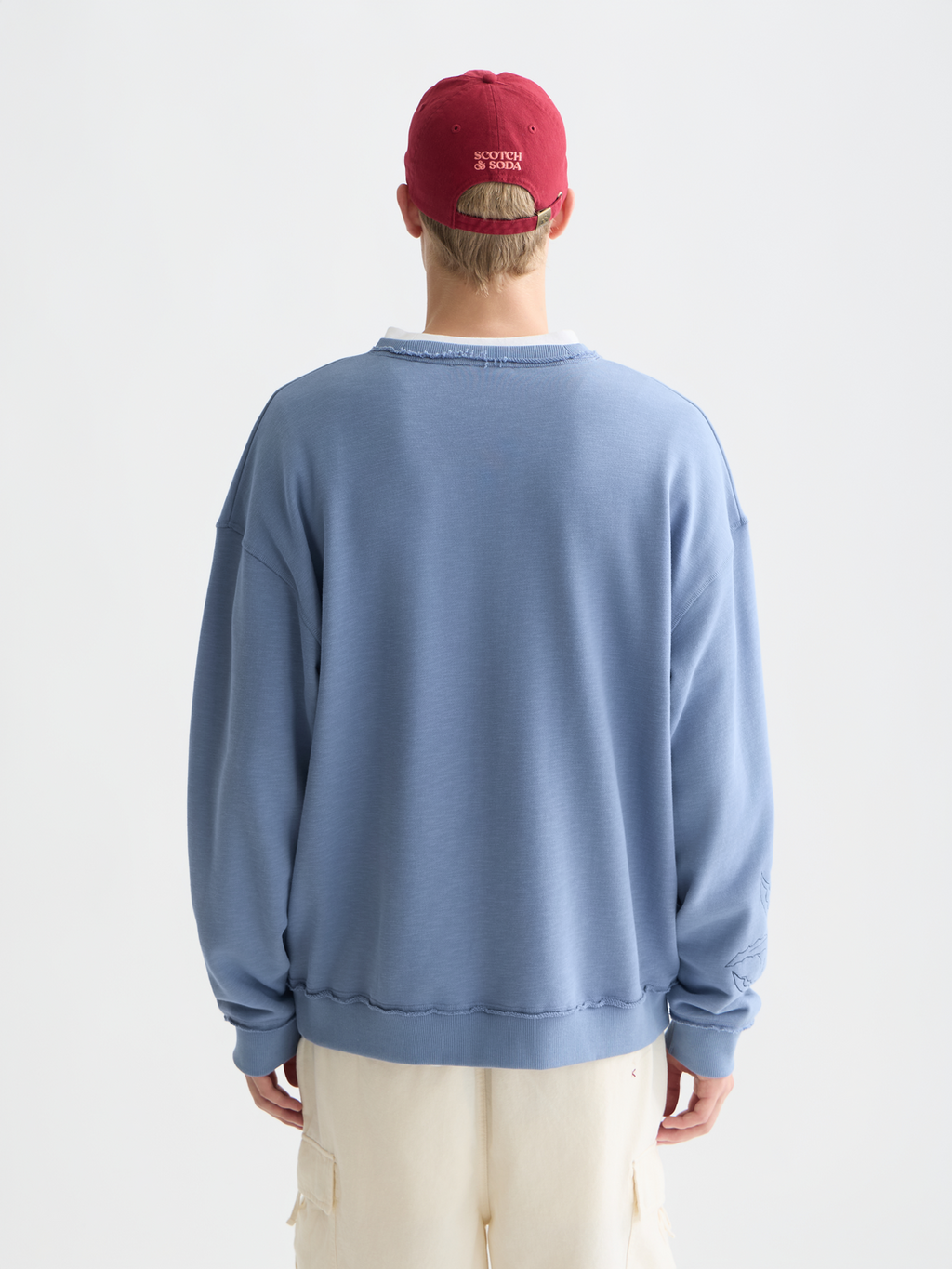 Embroidered loose sweatshirt