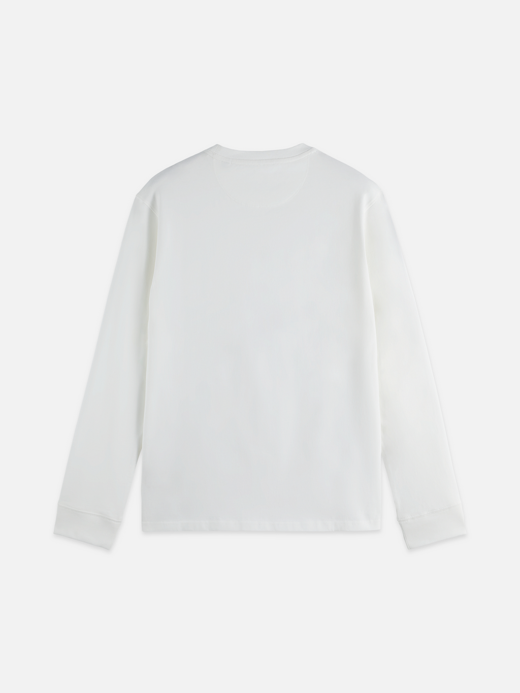 logo regular long sleeve top