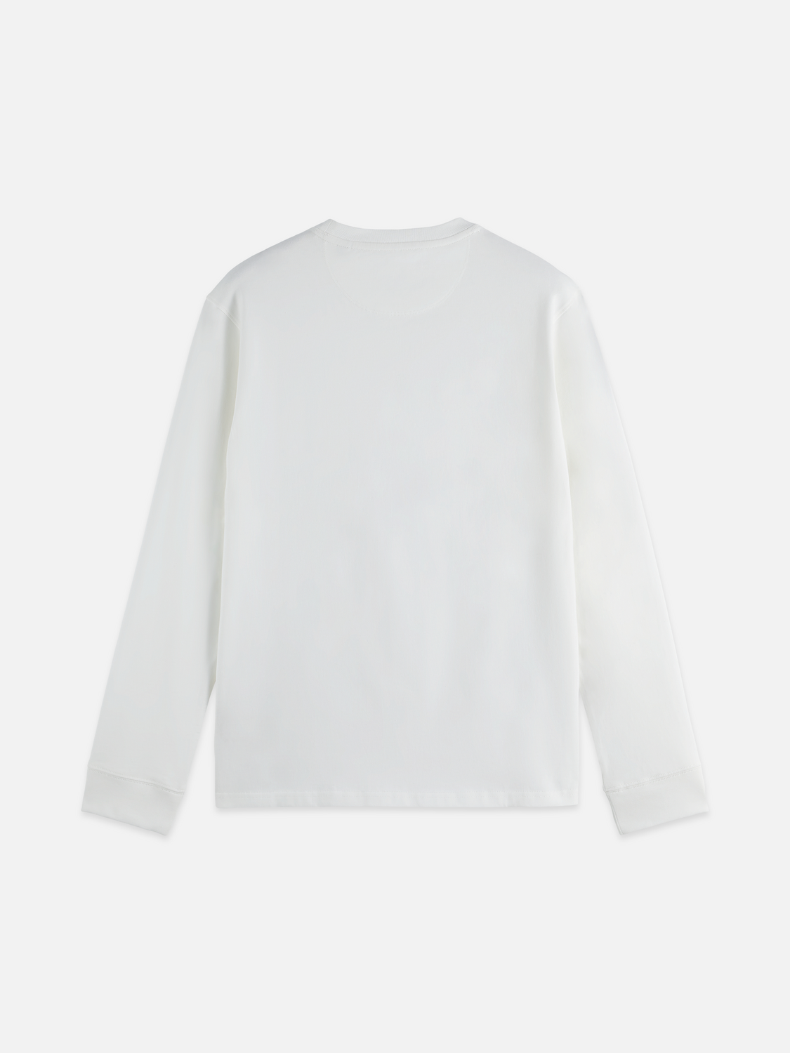 logo regular long sleeve top