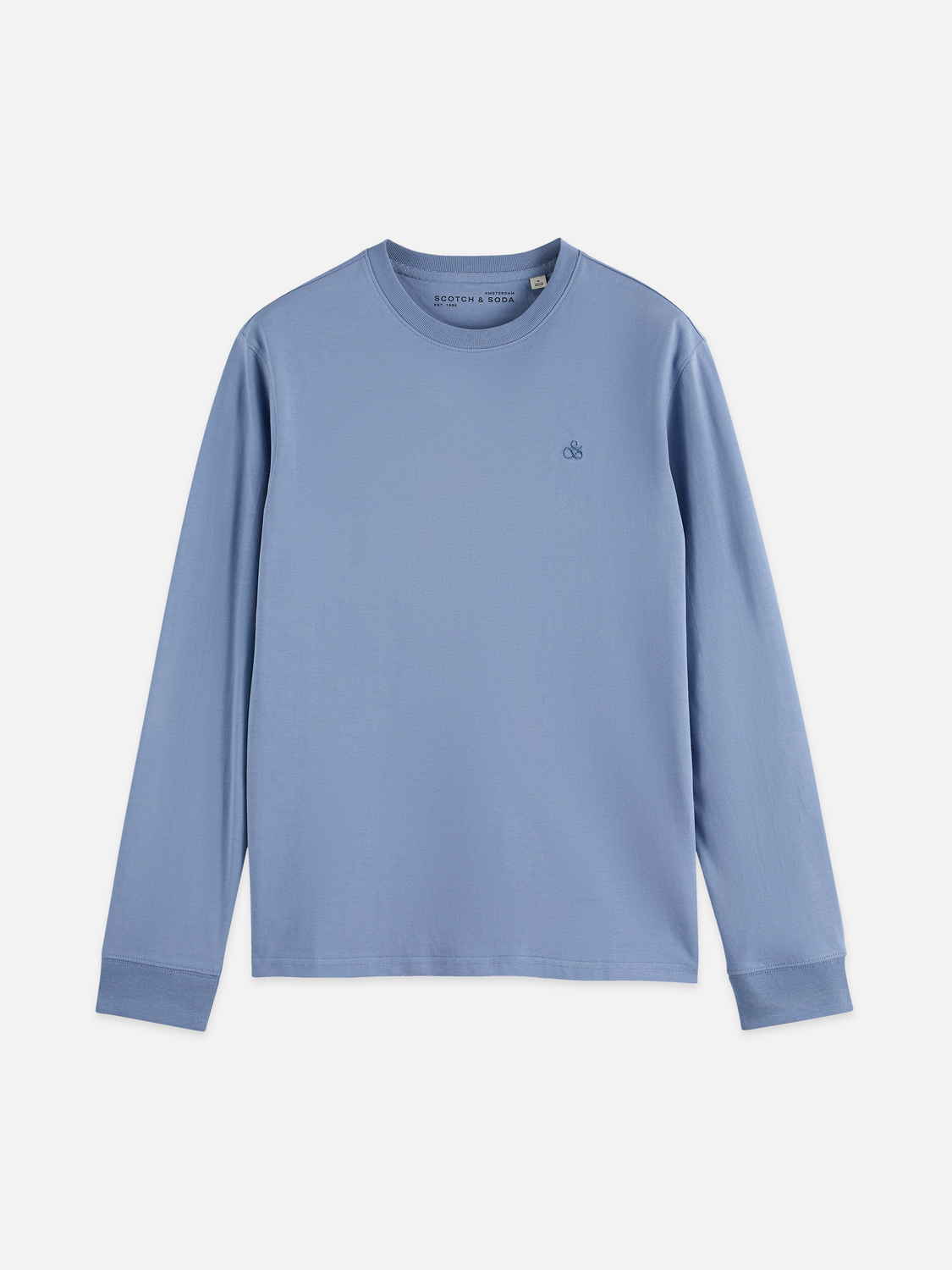 logo regular long sleeve top