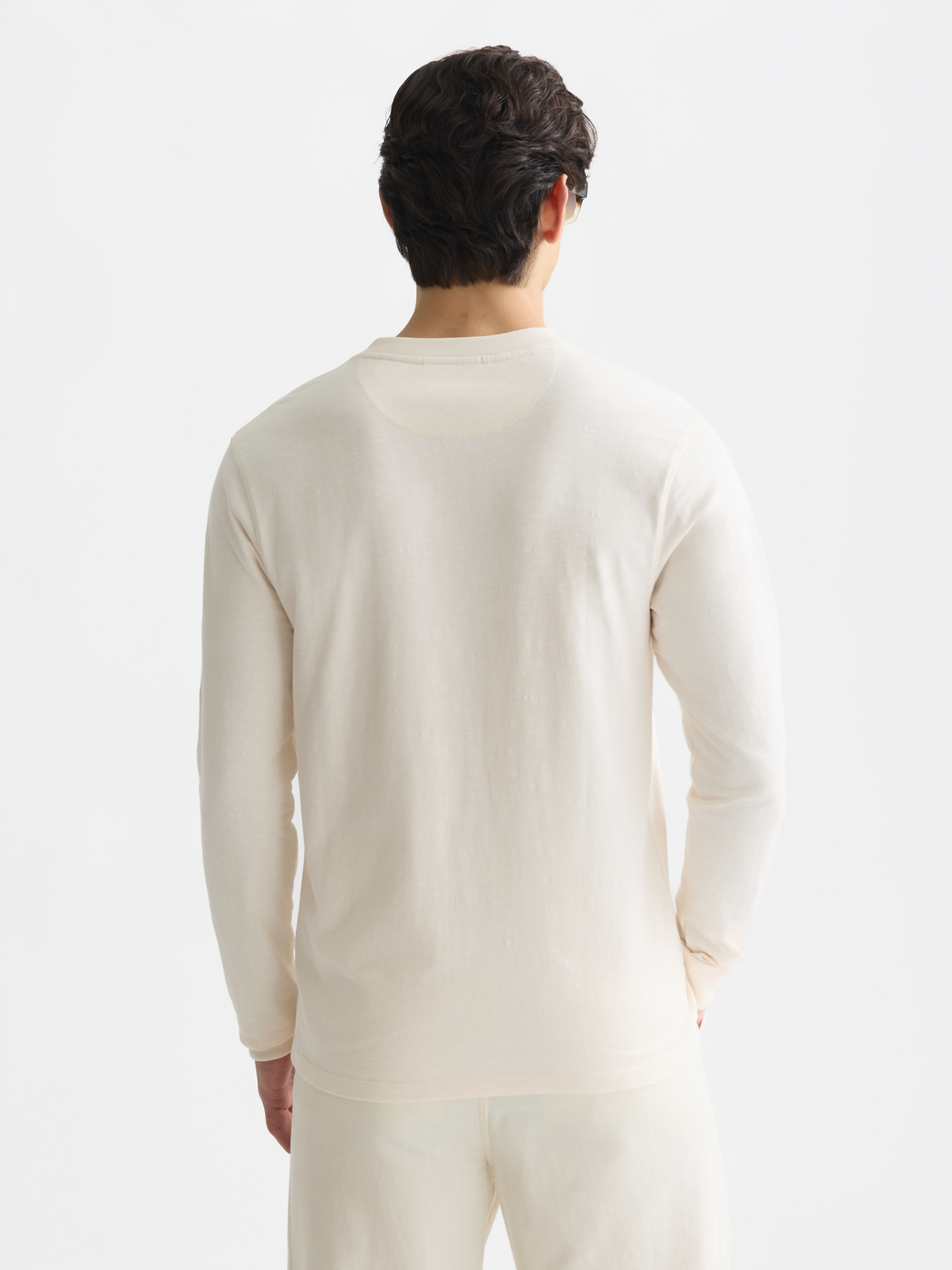Henley long sleeve top