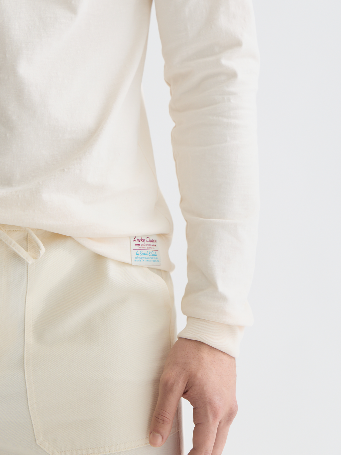 Henley long sleeve top