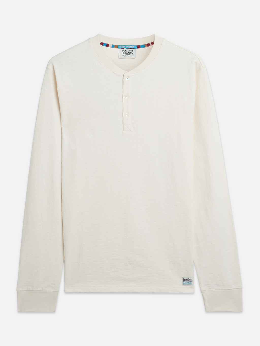 Henley long sleeve top