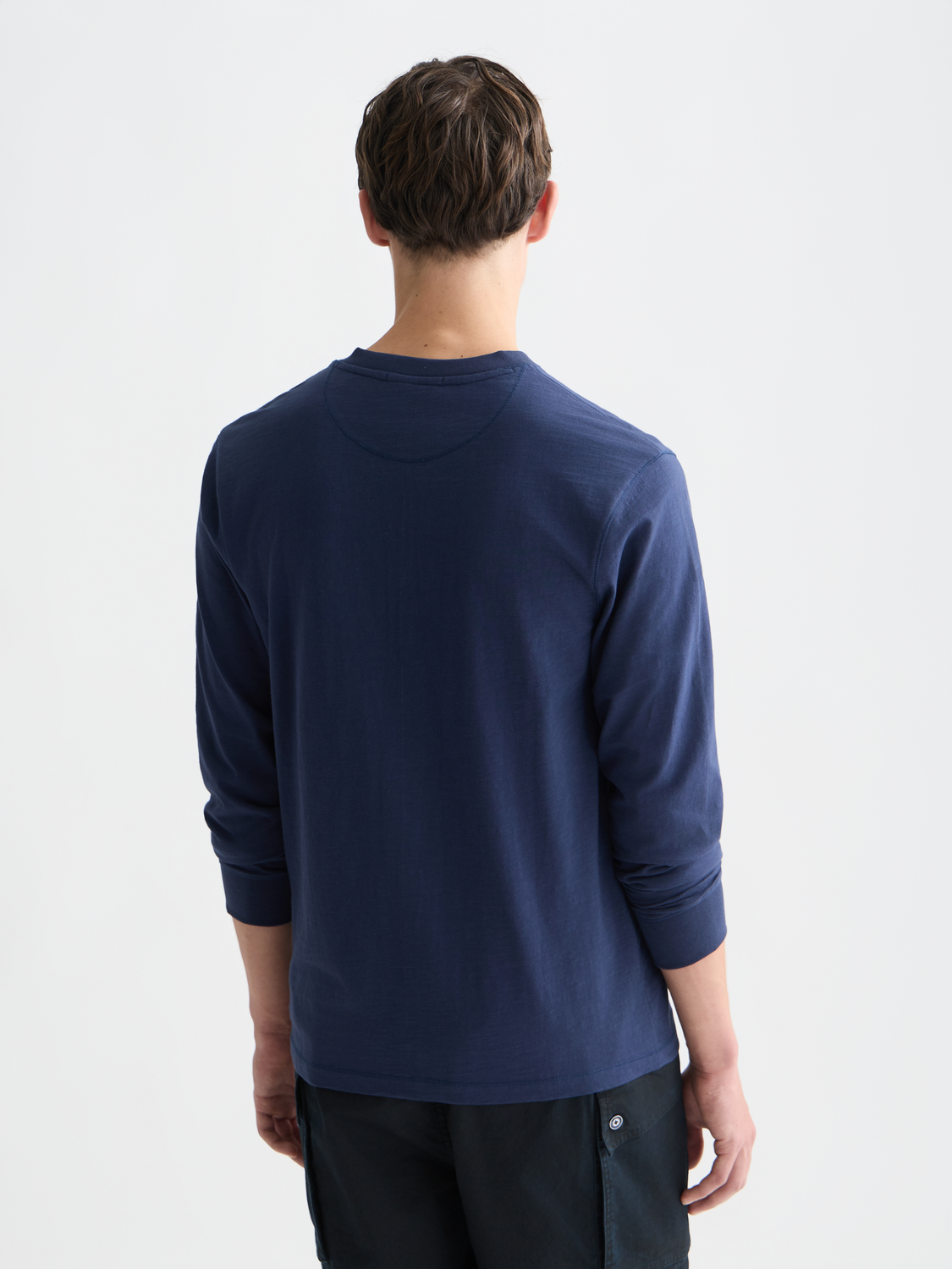Henley long sleeve top