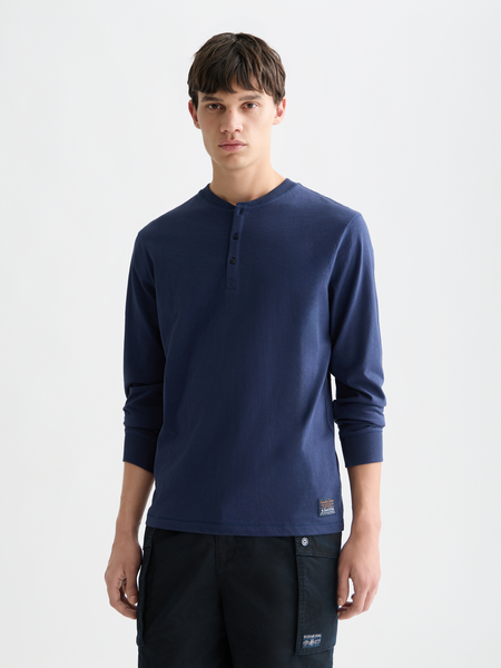 Henley long sleeve top – Scotch & Soda Amsterdam