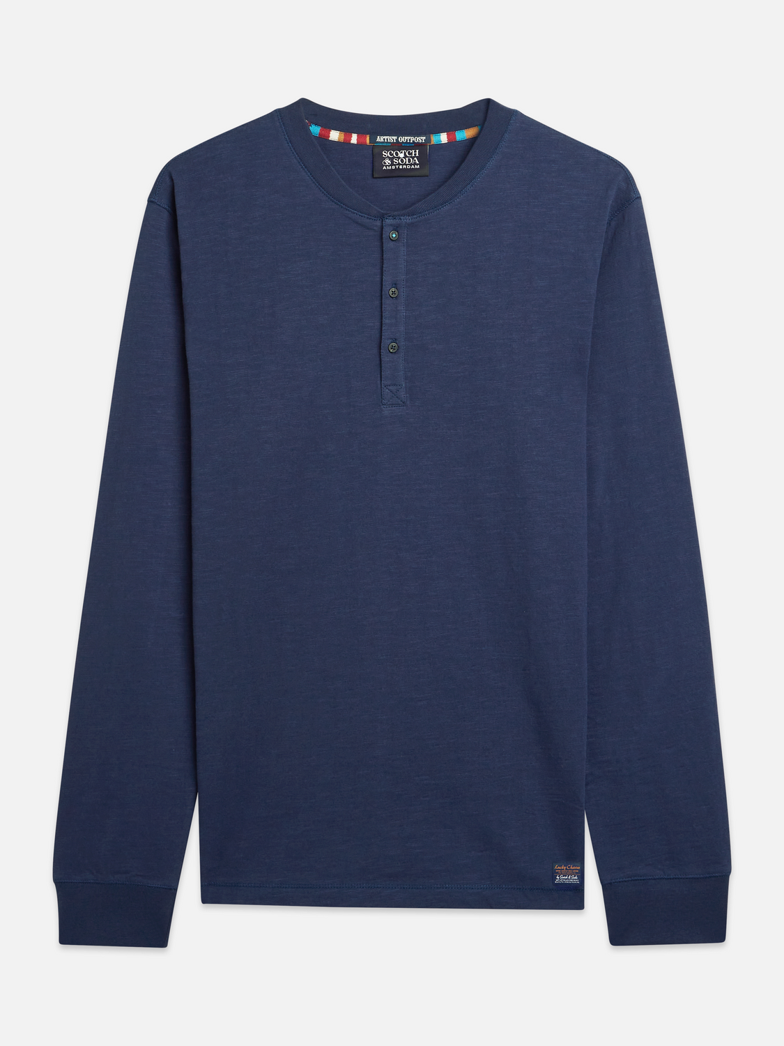Henley long sleeve top