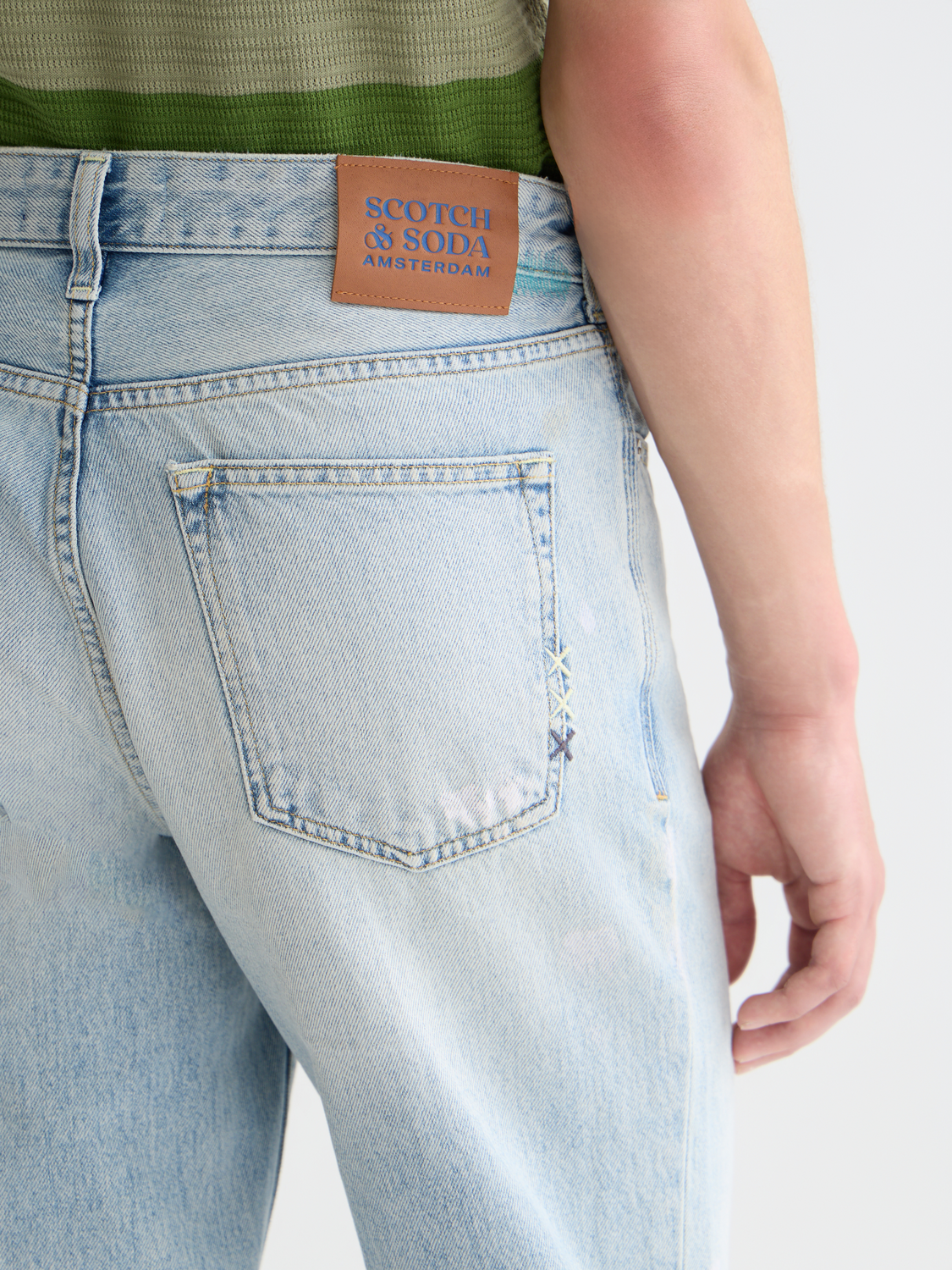 Scotch & Soda Jeans da Uomo Skim Straight, Blu (Kimono Yes 1845)., 28W x 30L Scotch & Soda Jeans da Uomo Skim Straight, Blu (Kimono Yes 1845)., 28W x 30L