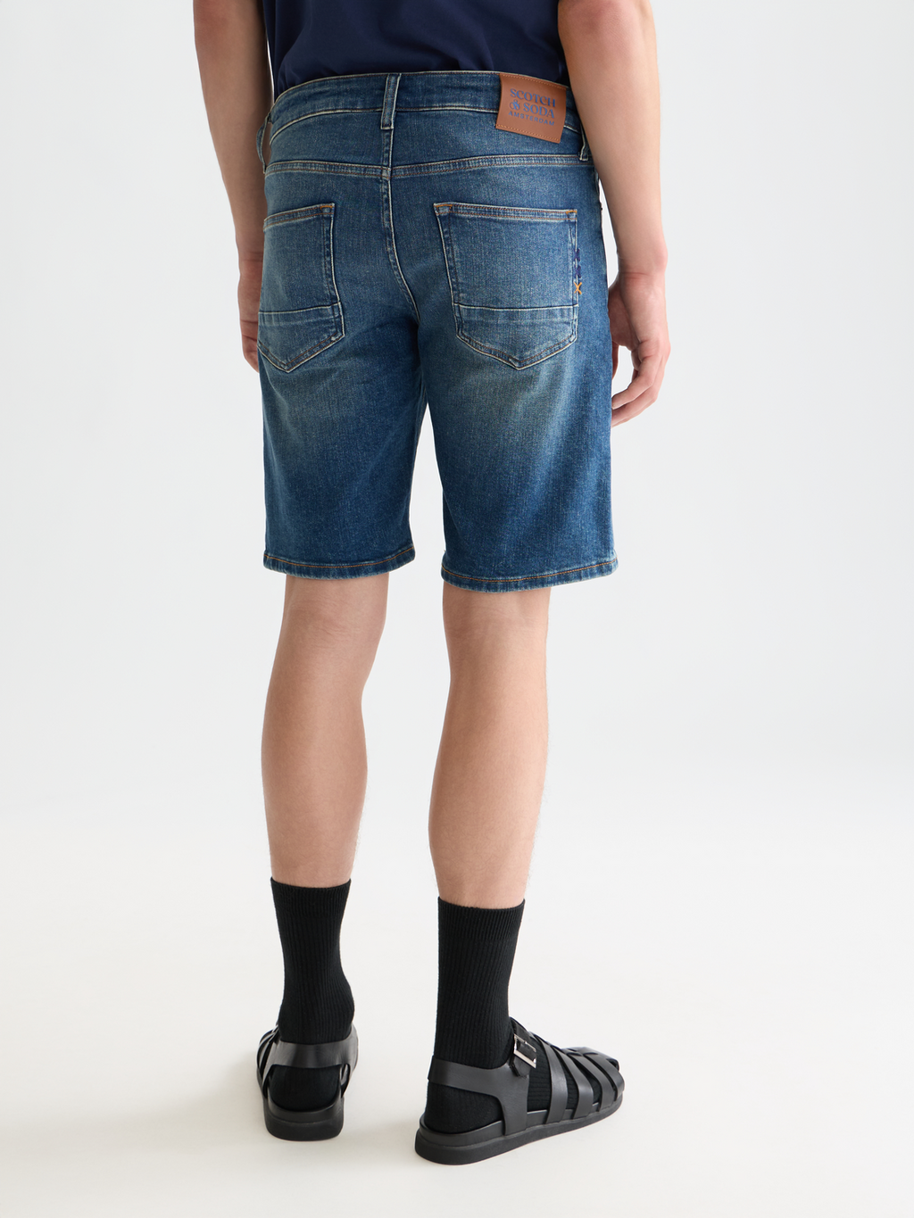 Ralston slim denim shorts