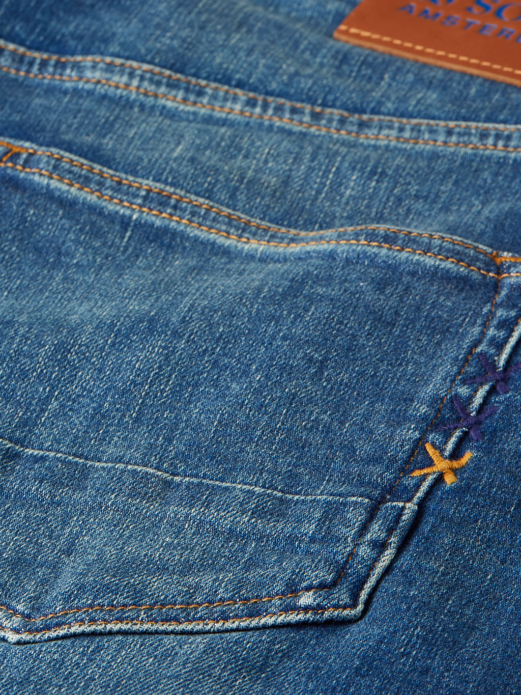 Ralston slim denim shorts