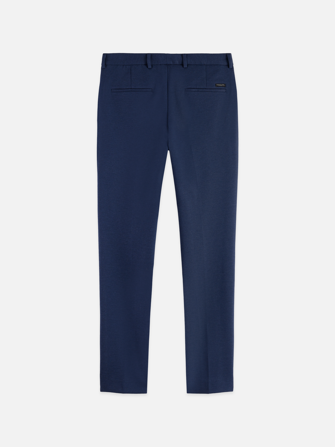 Seasonal Essentials Mott tailored cotton blend jersey chino - OCEANA MELANGE