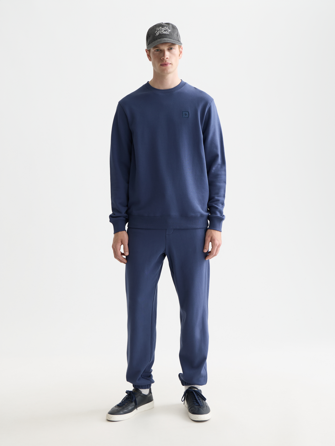 Seasonal core logo badge regular-fit sweatpants